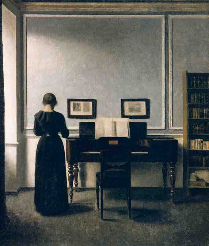 Vilhelm Hammershoi 5 A4 Photo Print