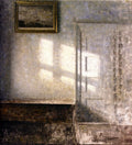 Vilhelm Hammershoi Interior Strandgade Art A4 Photo Print