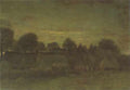 Village At Sunset Nuenen 1884 A4 Photo Print