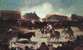 Village Bullfight A4 Photo Print