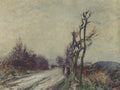 Village Road In Autumn 1911 A4 Photo Print