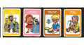 Village Tradespeople Cards 1950s Vintage Retro Advert Poster