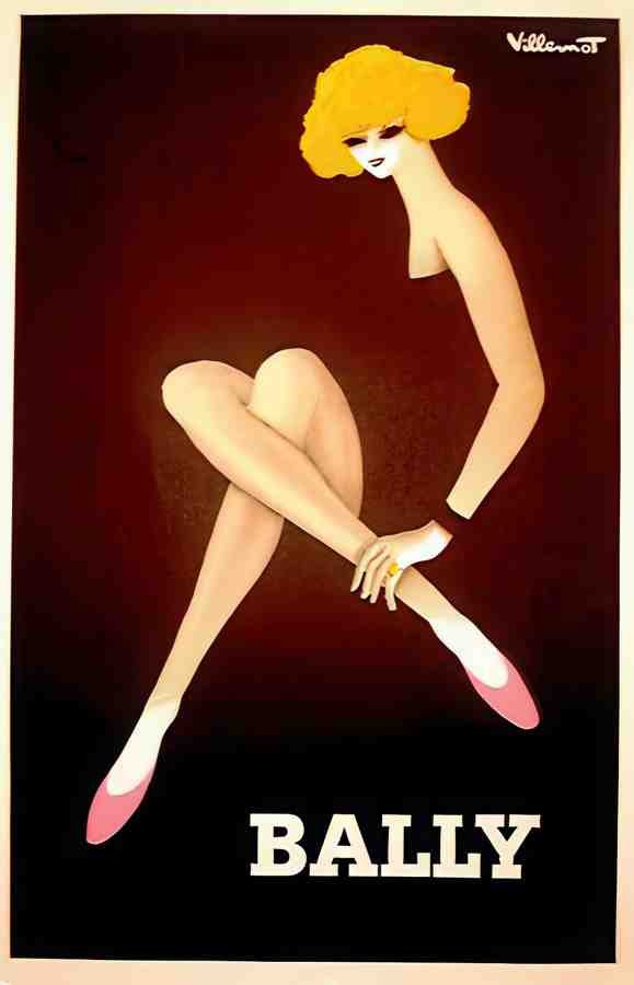 VillemotBally Vintage Advert A4 Photo Print
