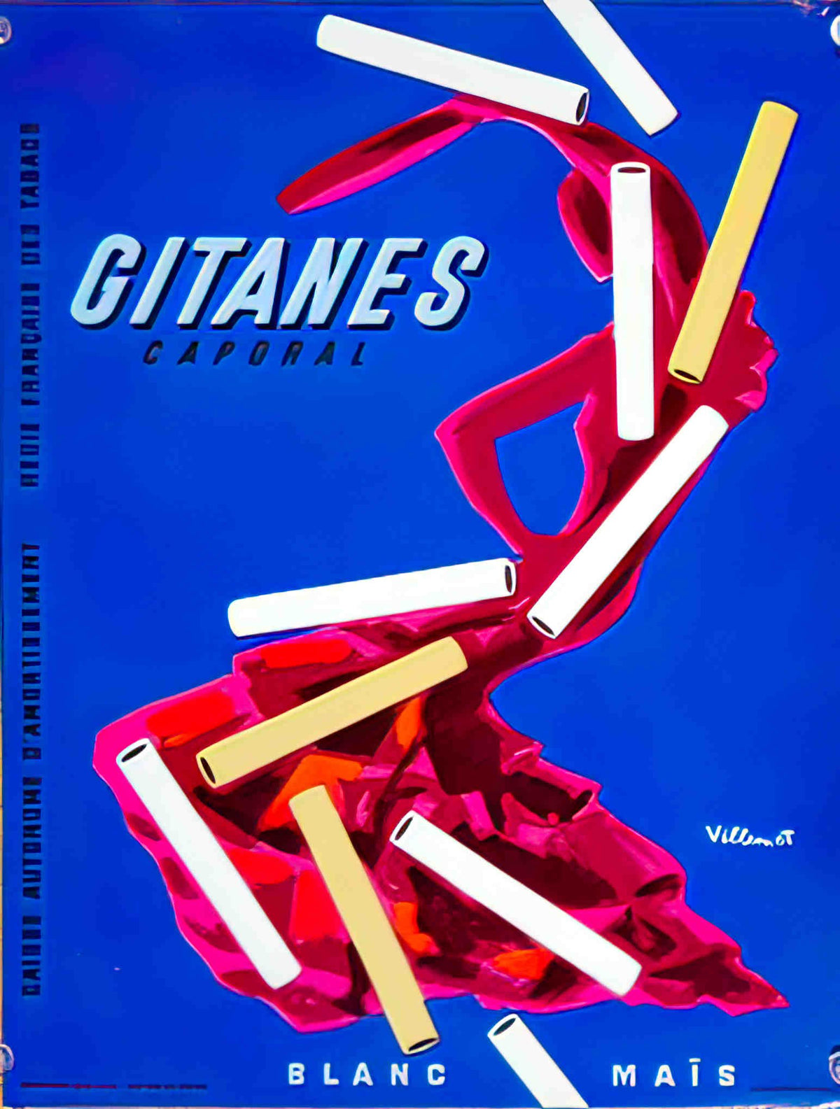 VillemotGitanes Advert A4 Photo Print