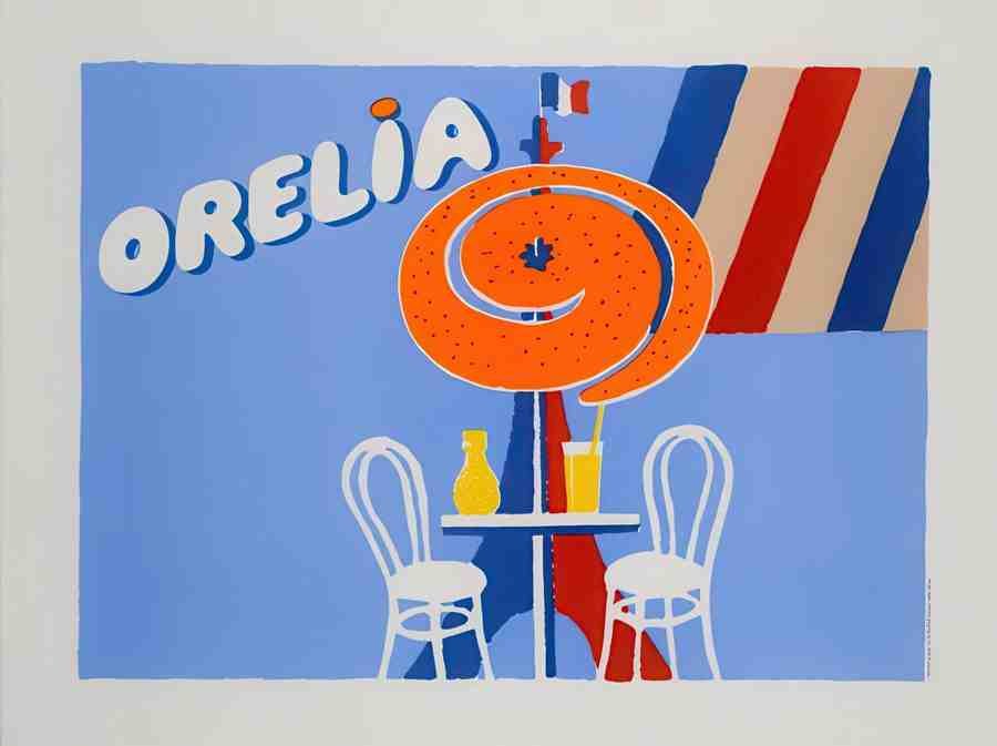VillemotOrelia Vintage Advert A4 Photo Print