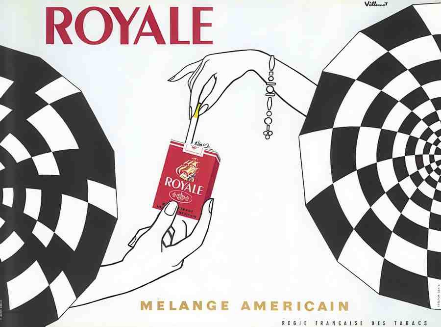 VillemotRoyale2 Vintage Advert A4 Photo Print