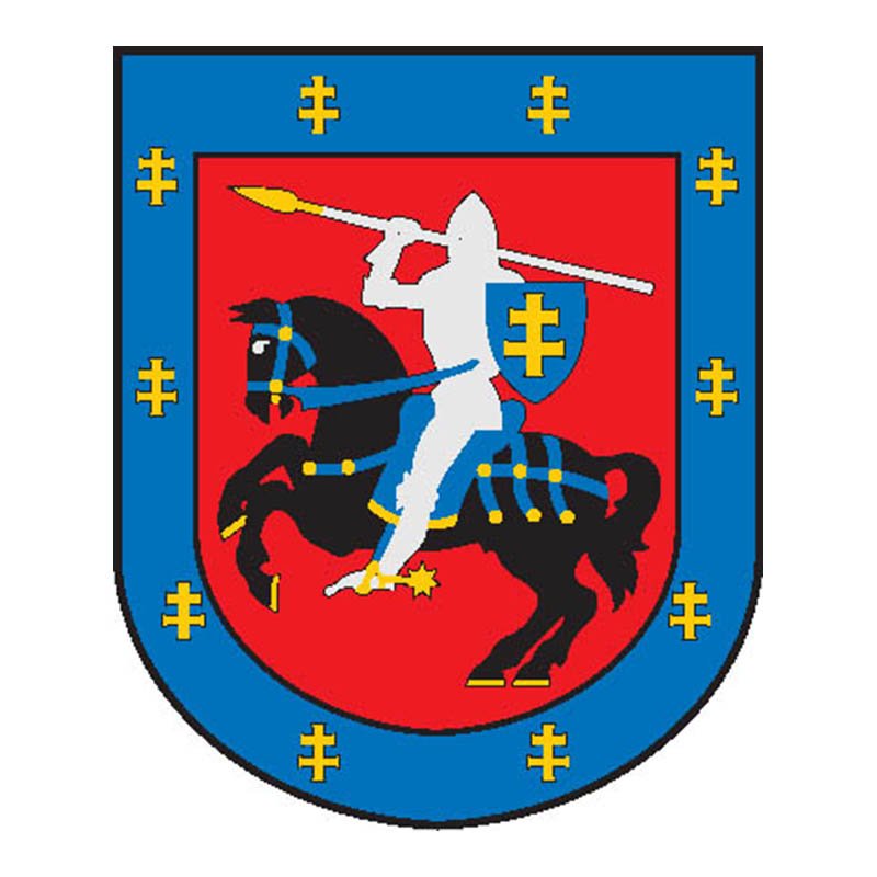 Vilnius Dist Coat Of Arms N3780 A4 Photo Print