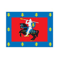 Vilnius Dist Flag N3781 A4 Photo Print
