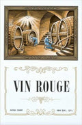 Vin Rouge Cellar Vintage Retro Advert Ads A4 Photo Print