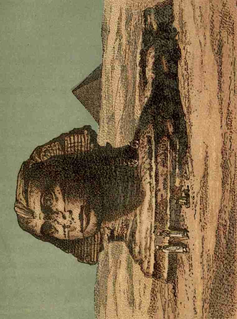 Vincent Brooks Day Lith The Pharaohs and their people 1884 The Sphinx A4 Photo Print