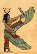 Vincent Brooks Day Lith The Pharaohs and their people 1884 Winged figure Isis or Nephthys A4 Photo Print