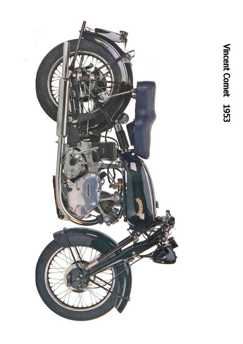 Vincent Comet 1953 A4 Photo Print