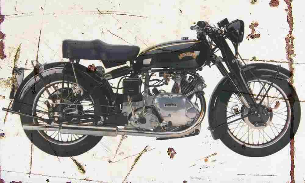 Vincent Comet 1953 Aged Vintage A4 Photo Print