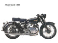 Vincent Comet 1953 motorbike A4 Photo Print