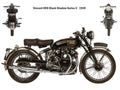 Vincent HRD 1949 motorbike A4 Photo Print