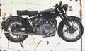 Vincent Rapide Series C 1952 Aged Vintage A4 Photo Print