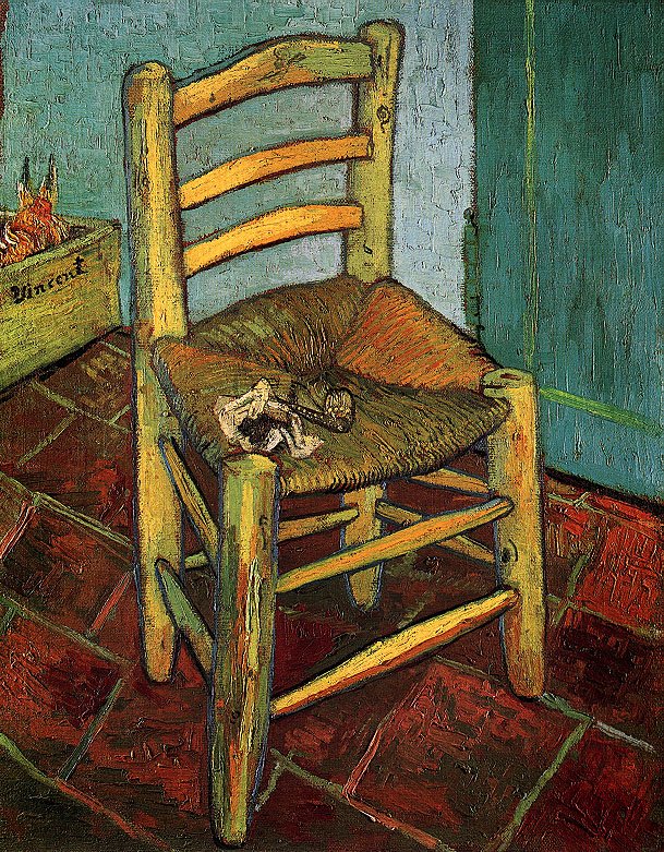 Vincent Van Gogh Gogh Chair Art A4 Photo Print