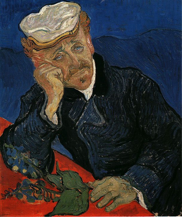 Vincent Van Gogh Gogh Gachetb Art A4 Photo Print