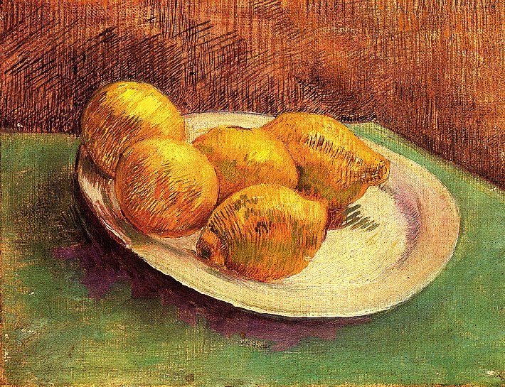 Vincent Van Gogh Gogh Lemons Art A4 Photo Print