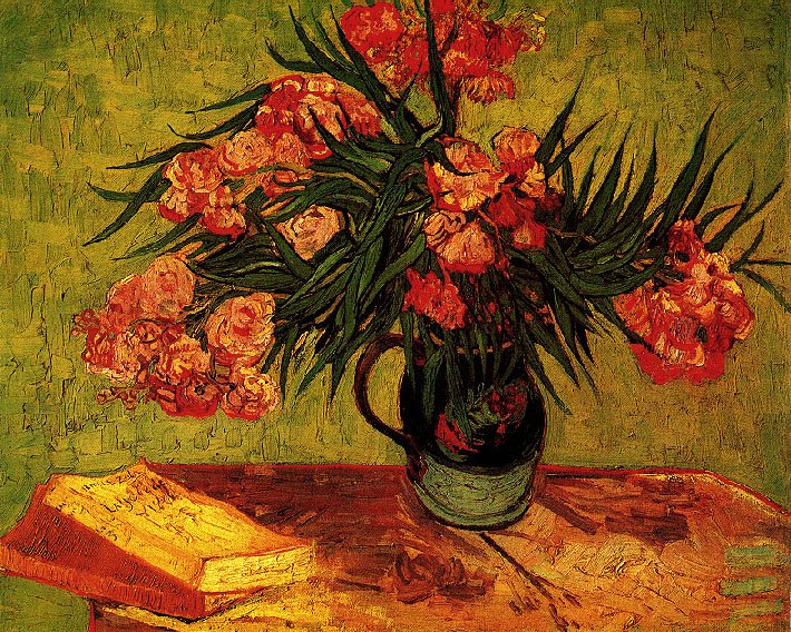 Vincent Van Gogh Gogh Oleander Art A4 Photo Print