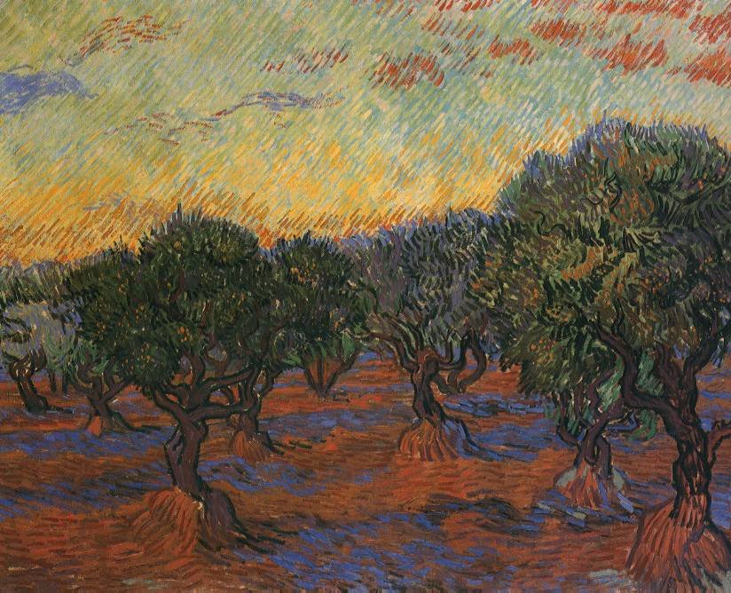 Vincent Van Gogh Gogh Olive Trees2 Art A4 Photo Print