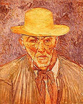 Vincent Van Gogh Gogh Peasant Art A4 Photo Print