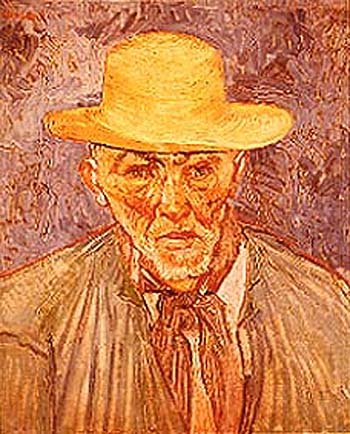 Vincent Van Gogh Gogh Peasant Art A4 Photo Print