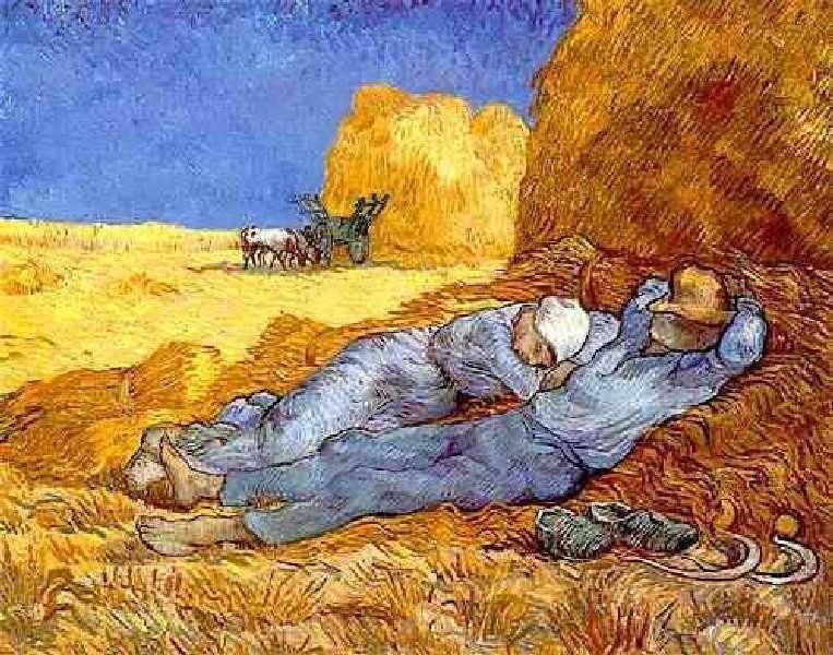 Vincent Van Gogh Gogh Rest Work Art A4 Photo Print