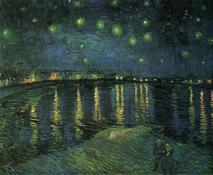 Vincent Van Gogh Gogh Starnight Art A4 Photo Print