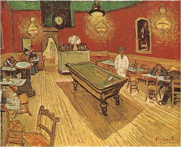 Vincent Van Gogh Gogh The Night Cafe Art A4 Photo Print