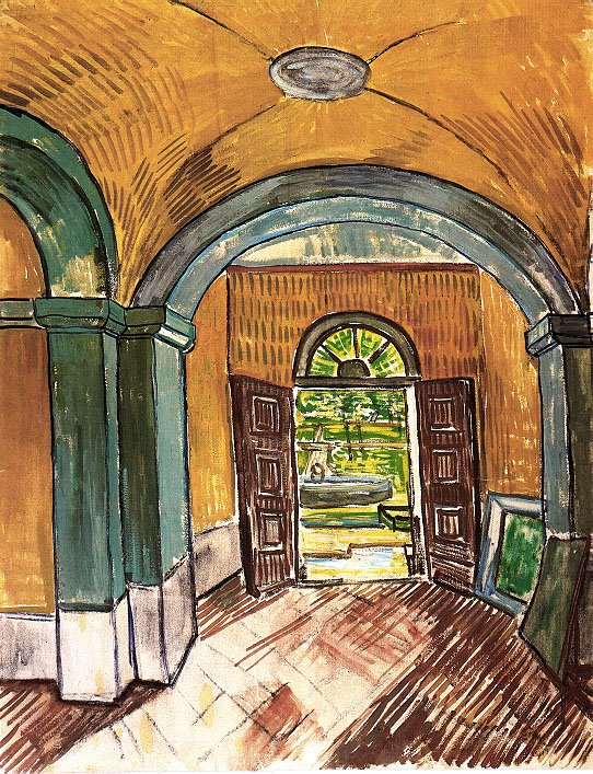 Vincent Van Gogh Gogh Vestibulum Art A4 Photo Print