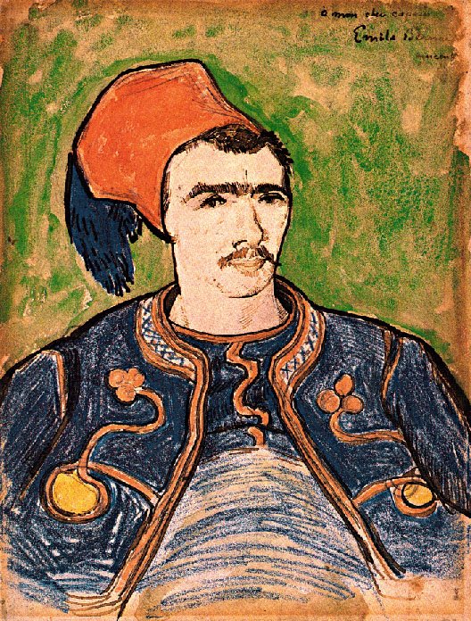 Vincent Van Gogh Gogh Zouave Breast Art A4 Photo Print