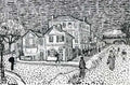 Vincents House In Arles 1888 A4 Photo Print