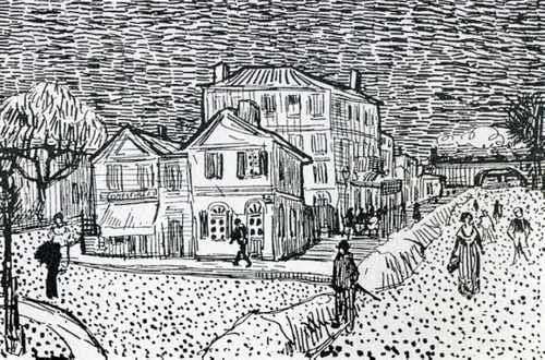 Vincents House In Arles 1888 A4 Photo Print