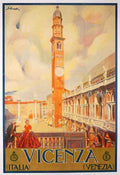 Vincenza Vintage Advert A4 Photo Print