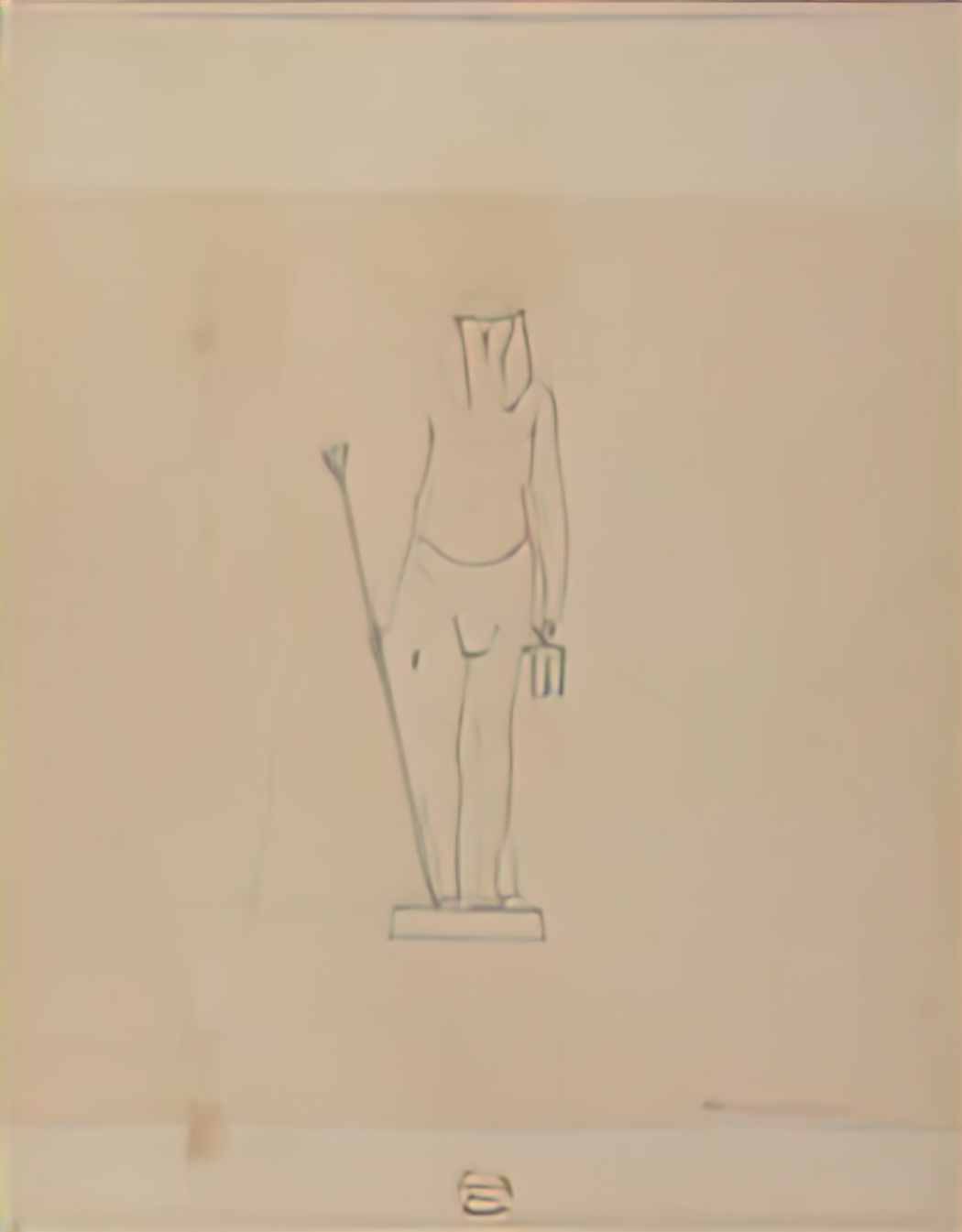 Vincenzo Camuccini standing egyptian figure met 87 12 178 Art A4 Photo Print