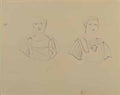 Vincenzo Camuccini two roman busts met 87 12 175 Art A4 Photo Print