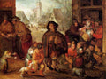 Vinckboons David The Blind Hurdy Gurdy Player A4 Photo Print