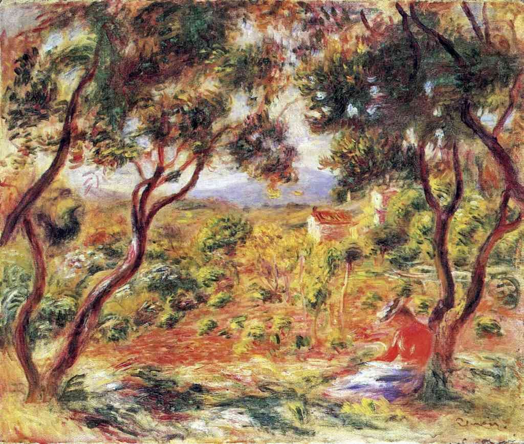 Vines At Cagnes Renoir A4 Photo Print