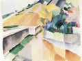Vineyards On Lake Murten August Macke Expressionism A4 Photo Print