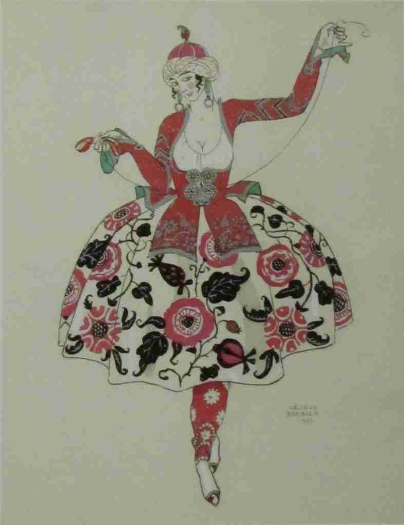 Vingt Cinq Costumes Pour Le Theatre 1920 George Barbier 06 A4 Photo Print