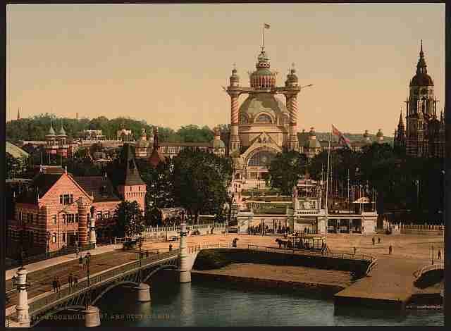 Vintage 1897 Art Institute Stockholm A4 Photo Print