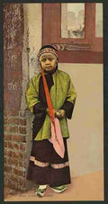 Vintage A Chinese maiden A4 Photo Print