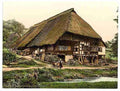 Vintage A Peasants house Black Forest Baden A4 Photo Print