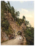 Vintage A Tunnel Abthal Black Forest Baden A4 Photo Print