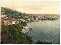 Vintage Abbazia II general view Istria A4 Photo Print