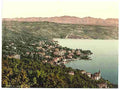 Vintage Abbazia general view Istria A4 Photo Print