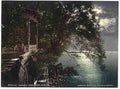 Vintage Abbazia moonlight Istria A4 Photo Print