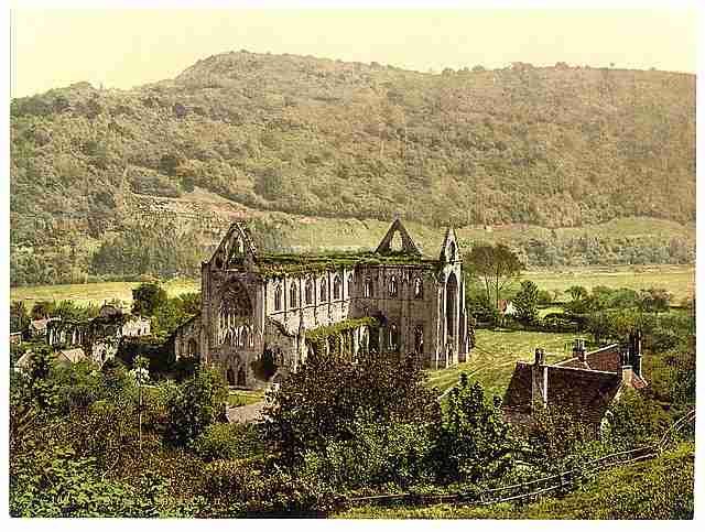 Vintage Abbey S W II Tintern A4 Photo Print
