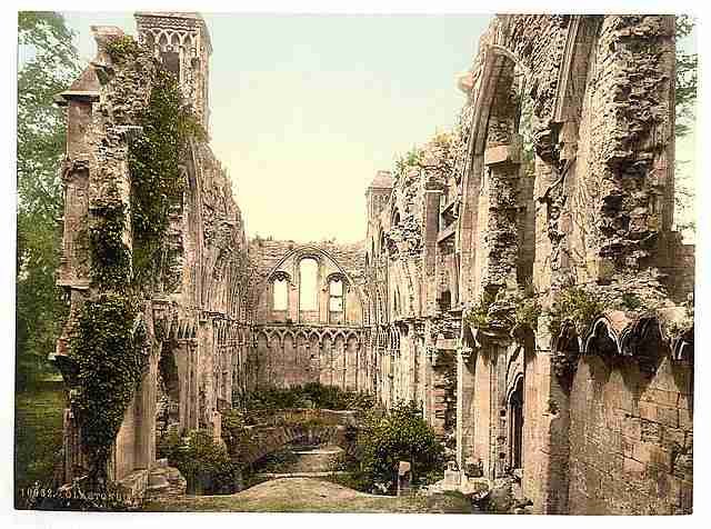 Vintage Abbey St Josephs Chapel Glastonbury A4 Photo Print